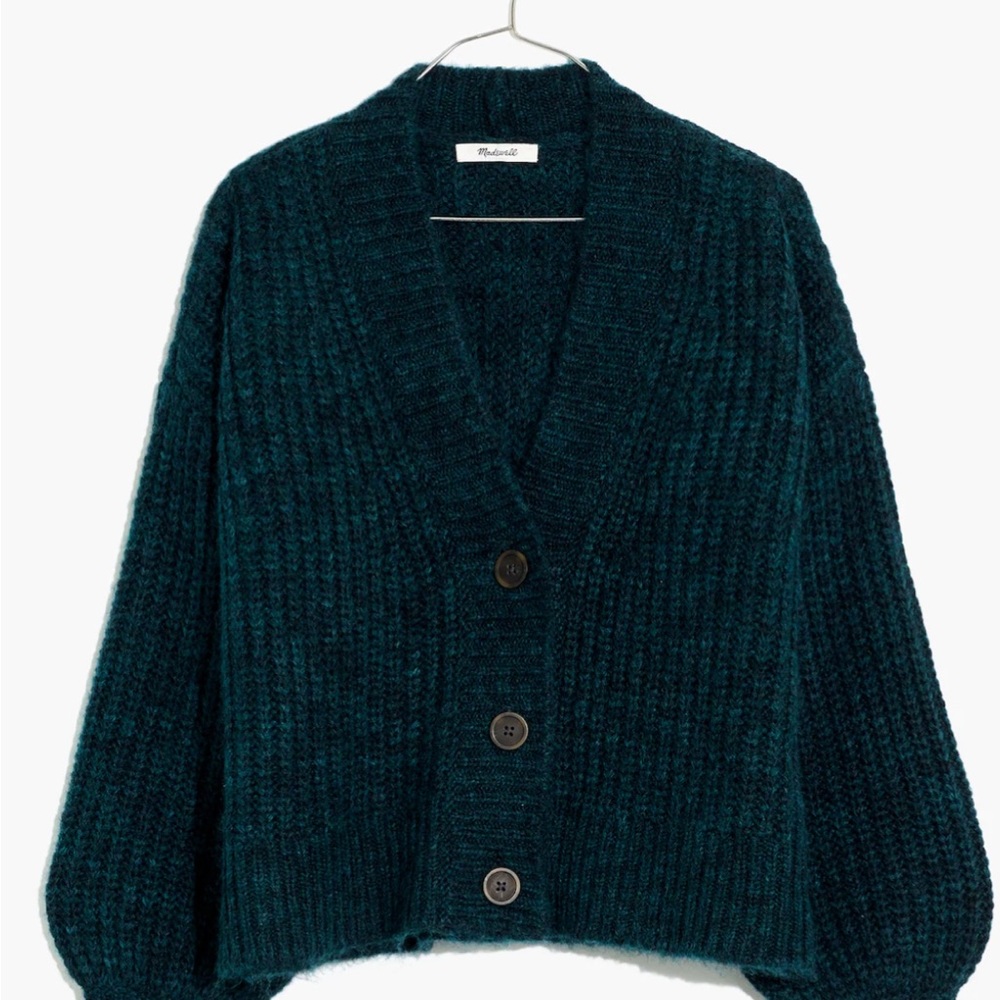 Madewell Waller Crop Cardigan Sweater